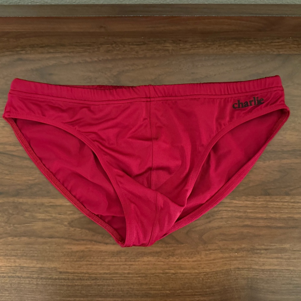 Maroon Charlie Swim Brief